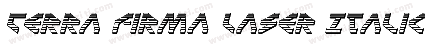 Terra Firma Laser Italic字体转换